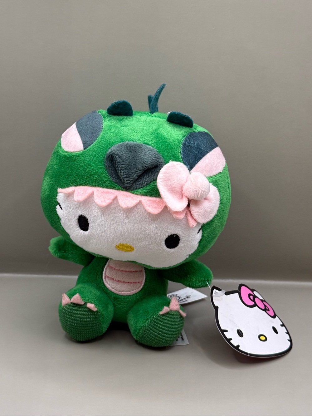 NWT Sanrio Hello Kitty Dinosaur Costume Plush Stuffed Animal